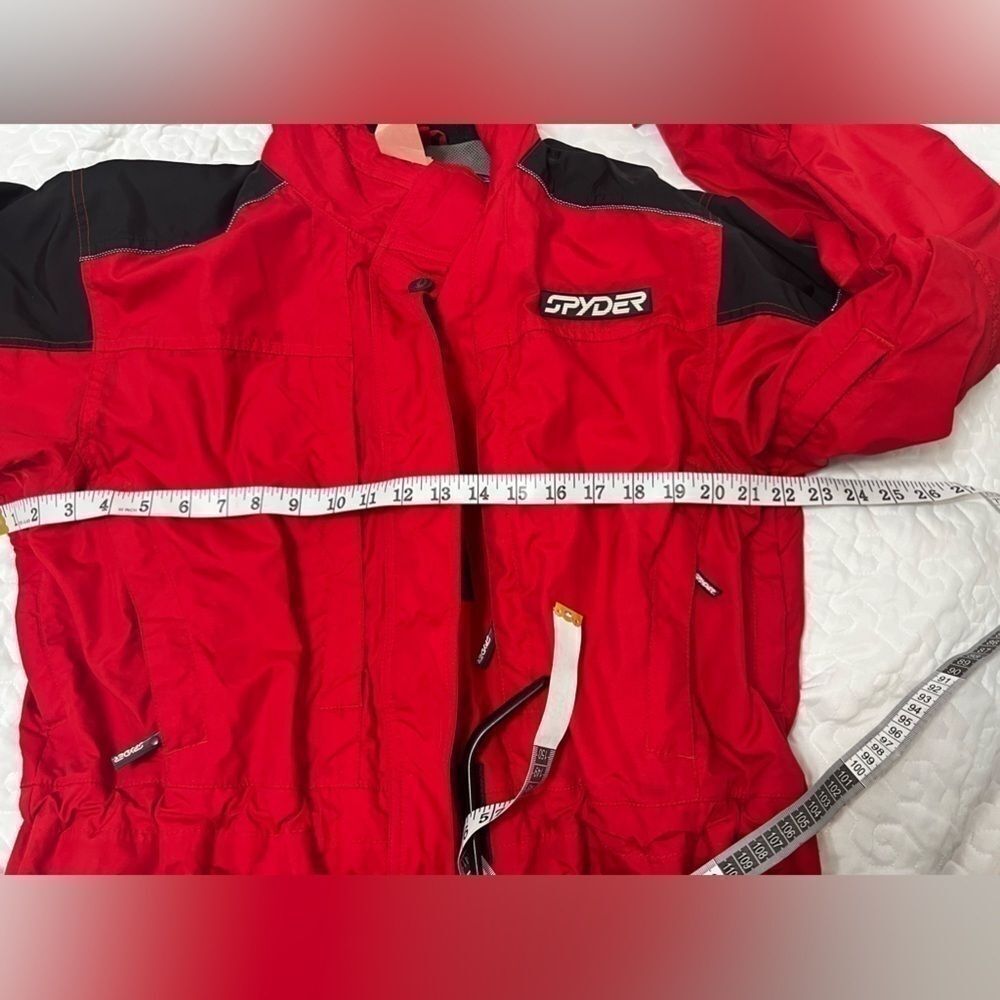 Spyder ski jacket size 12 large red xo 5000m women vintage - Picture 3 of 15
